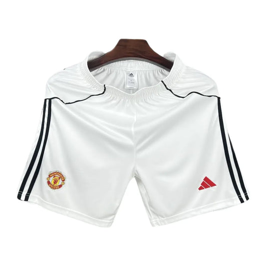 MANCHESTER UNITED 2025/26 HOME SHORTS WHITE