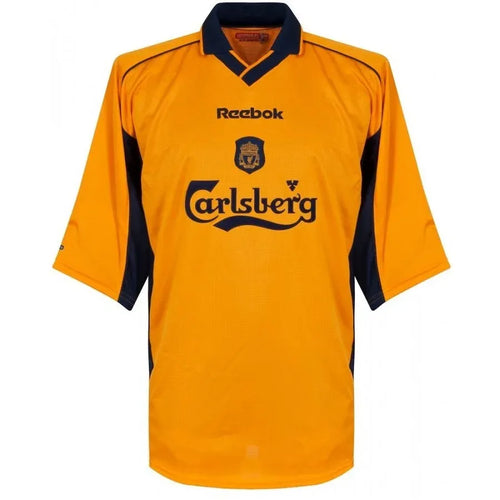 LIVERPOOL 2000 2001 RETRO AWAY PLAYER JERSEY