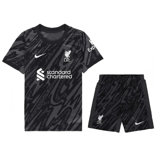 LIVERPOOL 2024/2025 HOME GOALKEEPER KIDS KIT