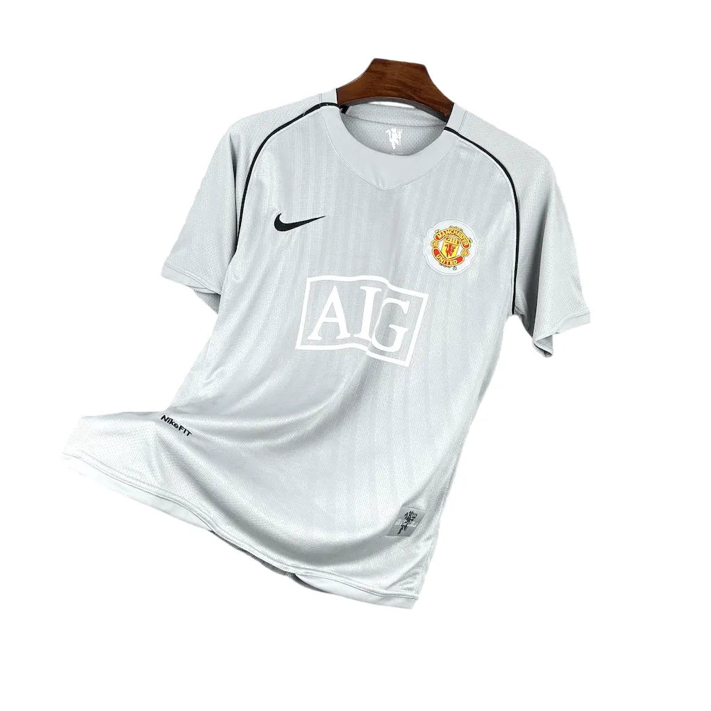 MANCHESTER UNITED 2007/08 GREY GOALKEEPER RETRO JERSEY
