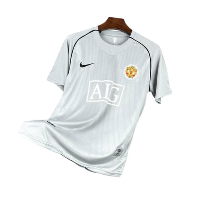 MANCHESTER UNITED 2007/08 GREY GOALKEEPER RETRO JERSEY