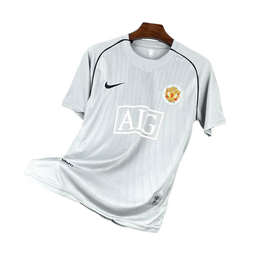 MANCHESTER UNITED 2007/08 GREY GOALKEEPER RETRO JERSEY