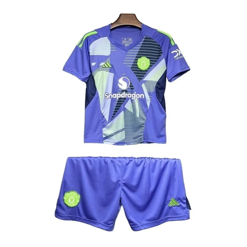 MANCHESTER UNITED 2024/25 GOALKEEPER KIDS KIT