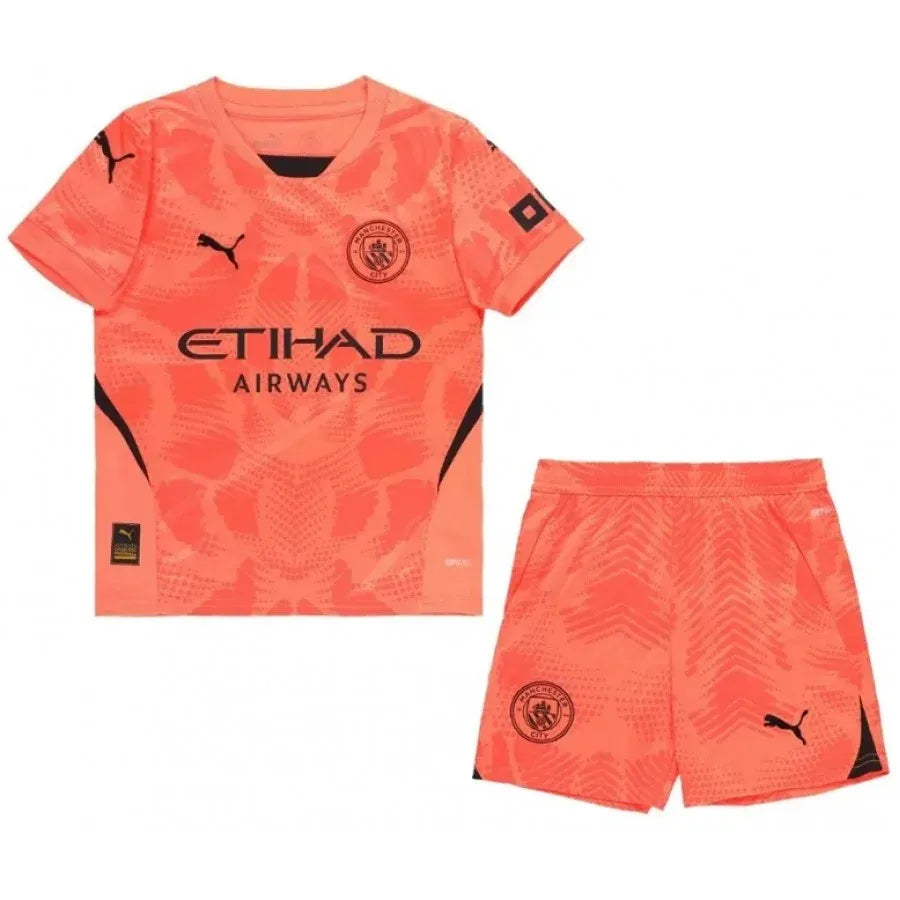 KIDS MANCHESTER CITY 2024 2025 AWAY GOALKEEPER KIT