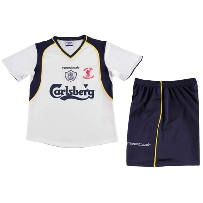 LIVERPOOL 2001/2002 RETRO REEBOK AWAY KIDS KIT