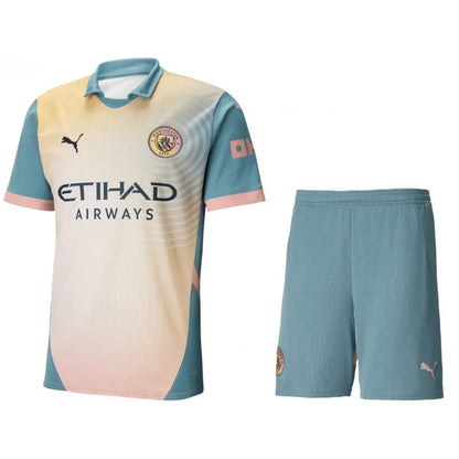 KIDS MANCHESTER CITY 2024 2025 FOURTH KIT