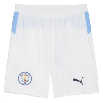 MANCHESTER CITY 2025 2026 HOME WHITE SHORTS