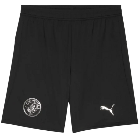 MANCHESTER CITY 2025 2026 AWAY BLACK SHORTS