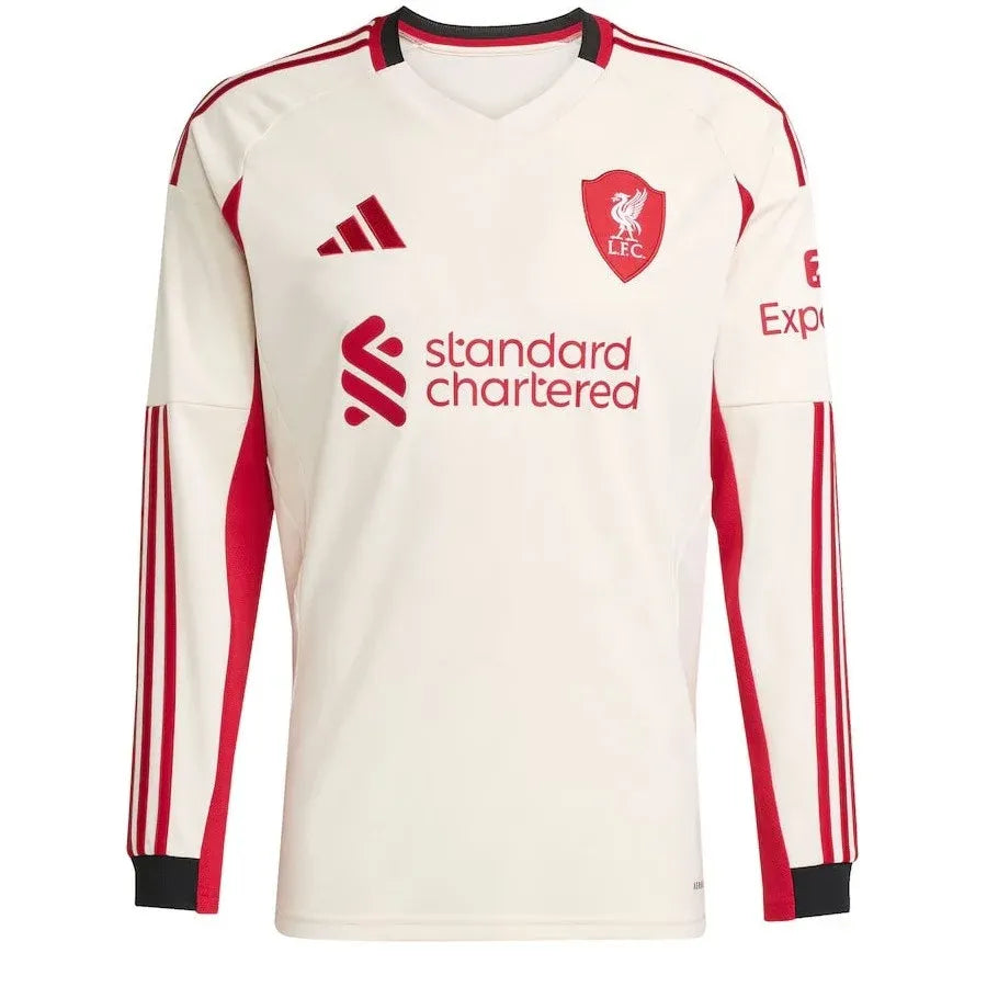 LIVERPOOL 2025 2026 OFFICIAL AWAY LONG SLEEVE JERSEY