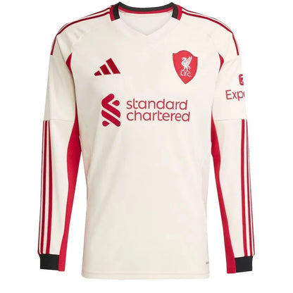 LIVERPOOL 2025 2026 OFFICIAL AWAY LONG SLEEVE JERSEY