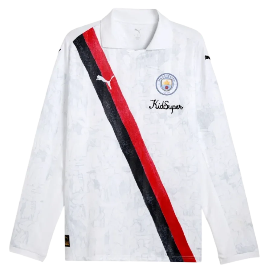 Manchester City Home Jersey 2025/26 Long Sleeve - Fan Version
