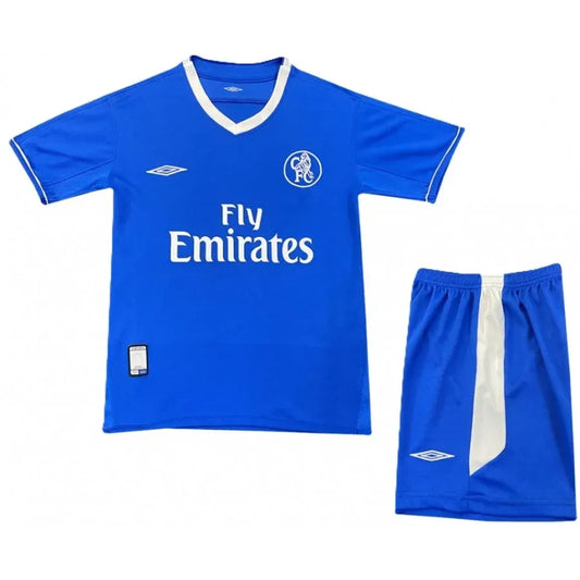 KIDS CHELSEA 2003 2005 RETRO HOME KIT