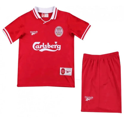 LIVERPOOL 1996/1997 RETRO REEBOK HOME KIDS KIT