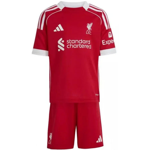 OFFICIAL LIVERPOOL 2025/2026 HOME KIDS KIT