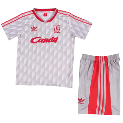 LIVERPOOL 1989/1991 RETRO AWAY KIDS KIT