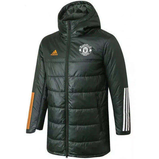 MANCHESTER UNITED OFFICIAL WINTER JACKET 2020 2021 BLACK