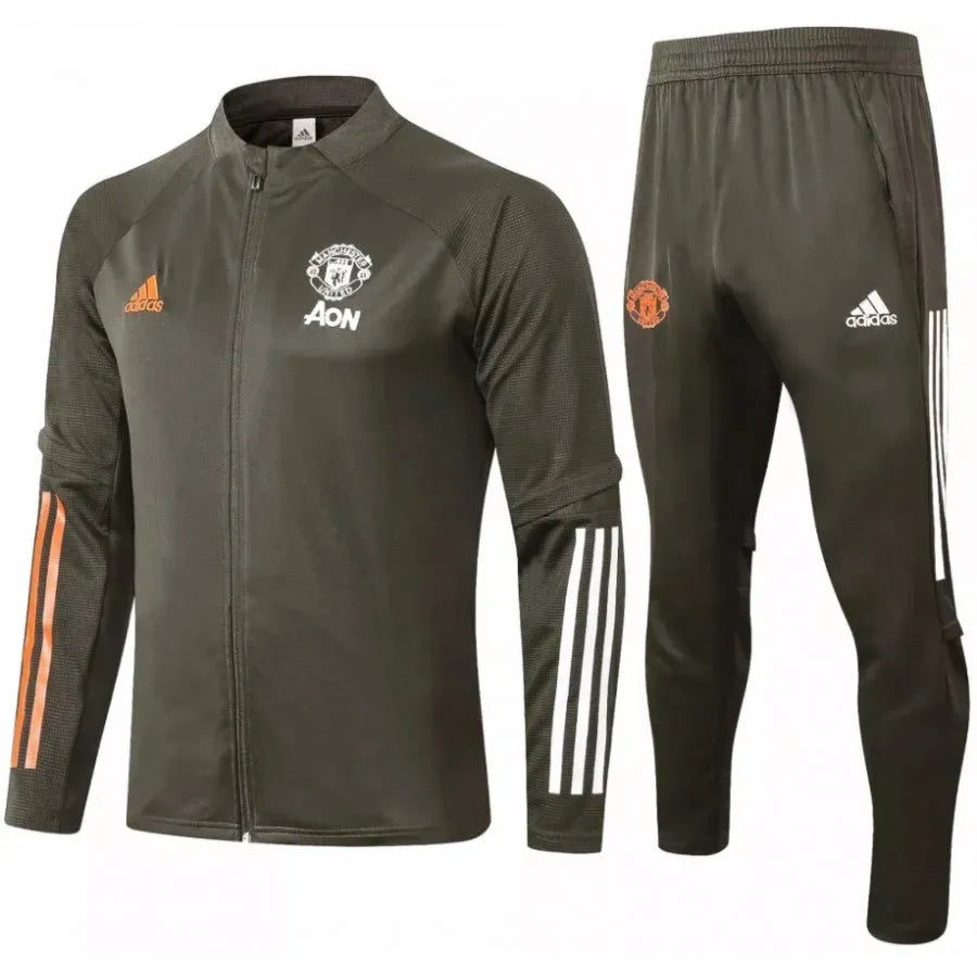 MANCHESTER UNITED TRAINING KIT 2020 2021 BROWN
