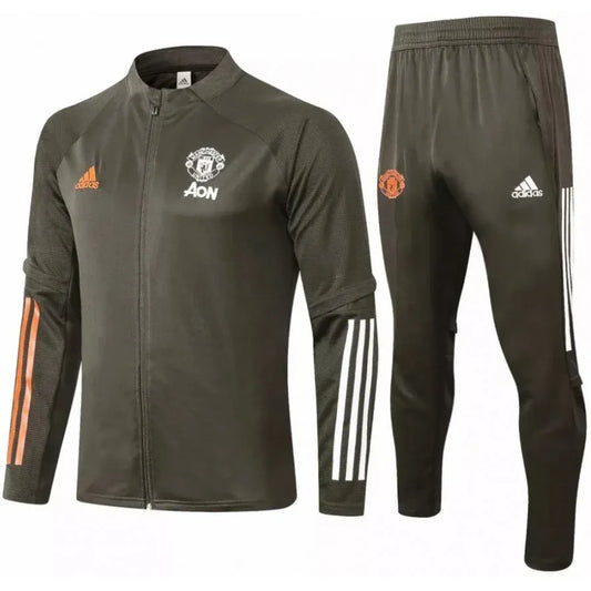 MANCHESTER UNITED TRAINING KIT 2020 2021 BROWN