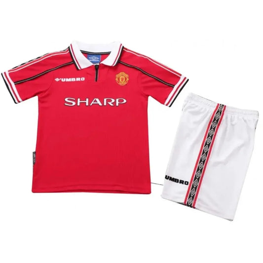 KIT KIDS I MANCHESTER UNITED 1998 1999 HOME RETRO