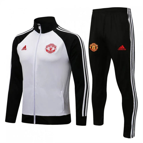 MANCHESTER UNITED TRAINING KIT 2021 2022 WHITE AND BLACK