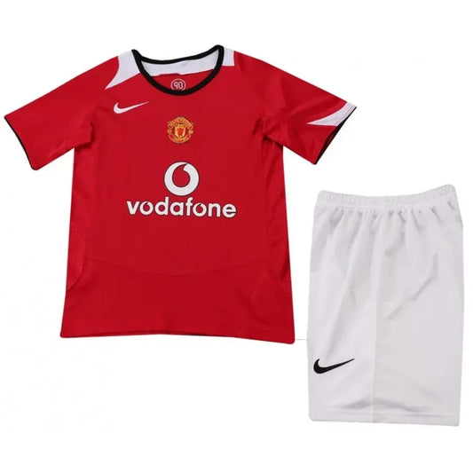 KIT KIDS I MANCHESTER UNITED 2005 2006 HOME RETRO