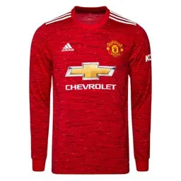OFFICIAL MANCHESTER UNITED 2020 2021 I LONG SLEEVE PLAYER SHIRT