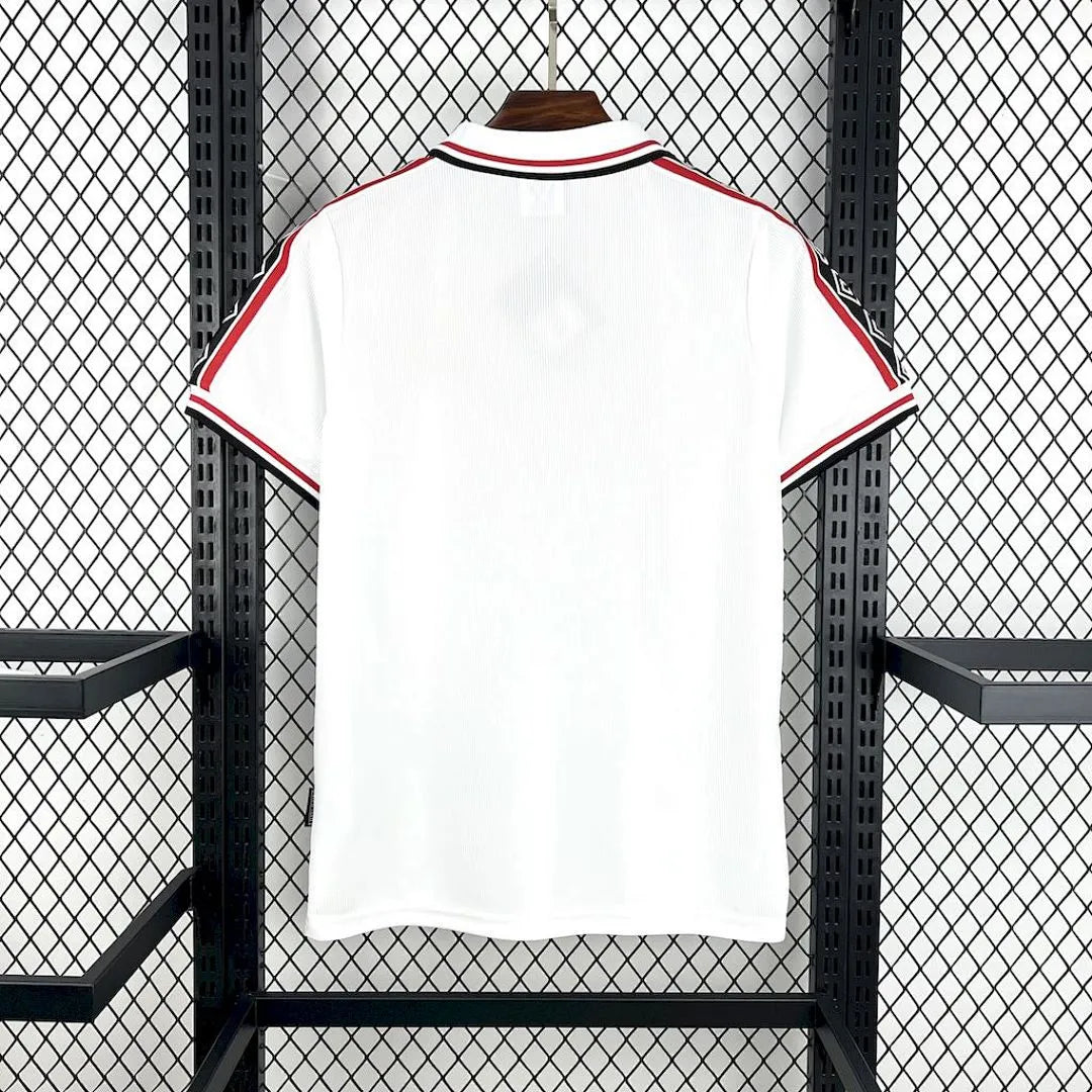 MANCHESTER UNITED 1998/1999 RETRO SHIRT WHITE