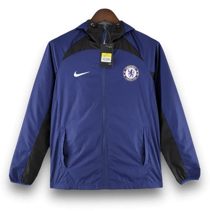 CHELSEA 2022 BLUE AND BLACK WINDBREAKER