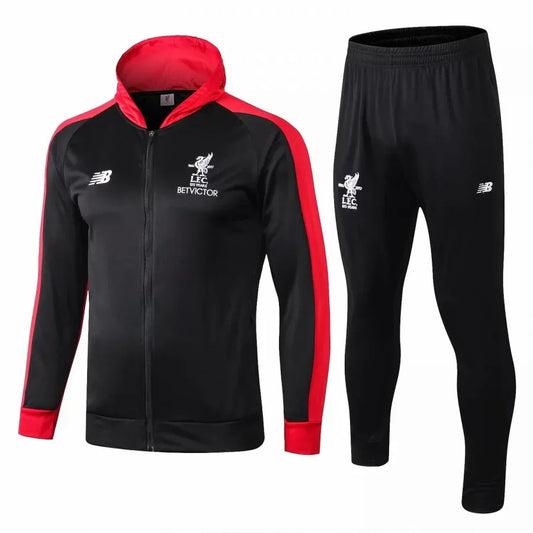 OFFICIAL LIVERPOOL 2018/2019 TRAINING KIT - BLACK AND RED