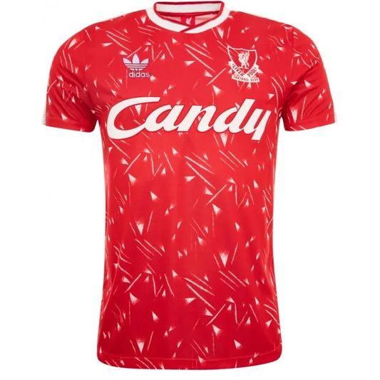 LIVERPOOL 1989 1990 RETRO HOME PLAYER JERSEY