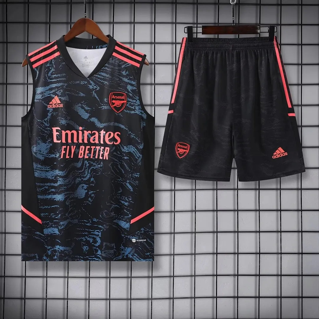 Arsenal Kit Training 2022/2023 Jersey + Shorts - No Sleeve