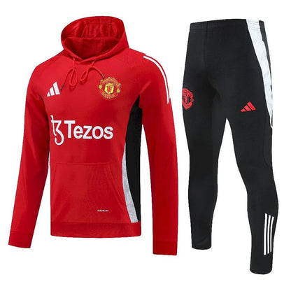 MANCHESTER UNITED TRAINING KIT 2024/25 RED AND BLACK