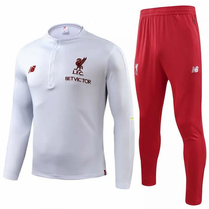 OFFICIAL LIVERPOOL 2018/2019 TRAINING KIT - WHITE AND RED