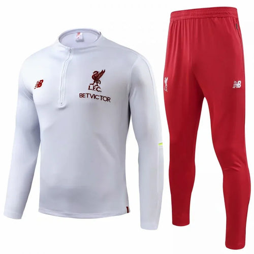 OFFICIAL LIVERPOOL 2018/2019 TRAINING KIT - WHITE AND RED
