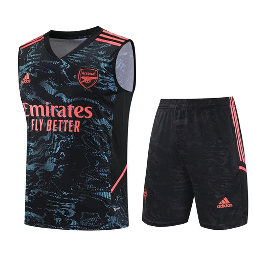 Arsenal Kit Training 2022/2023 Jersey + Shorts - No Sleeve