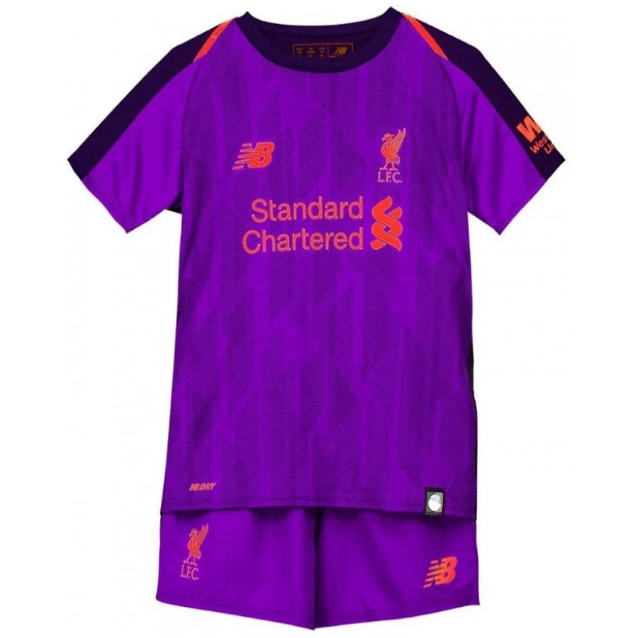OFFICIAL LIVERPOOL 2018/2019 AWAY PLAYER KIDS KIT