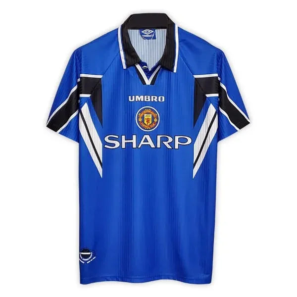 MANCHESTER UNITED 1996 1997 II PLAYER RETRO SHIRT