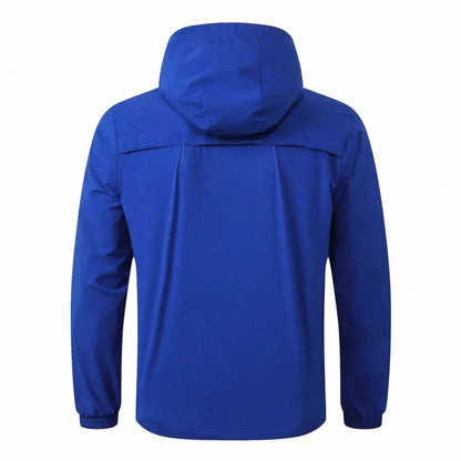 MANCHESTER UNITED HOODED JACKET 2019 2020 BLUE