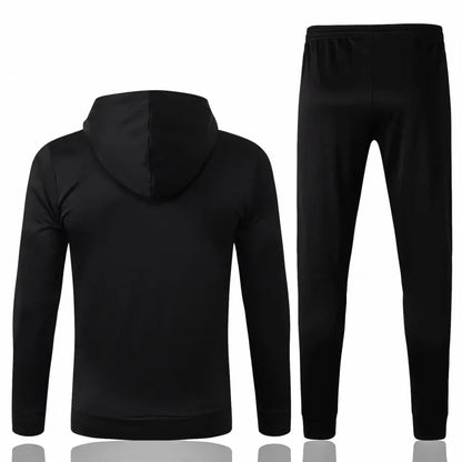 MANCHESTER UNITED 2019/2020 HOODED TRAINING KIT BLACK