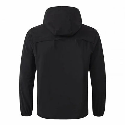 MANCHESTER UNITED HOODED JACKET 2019 2020 BLACK