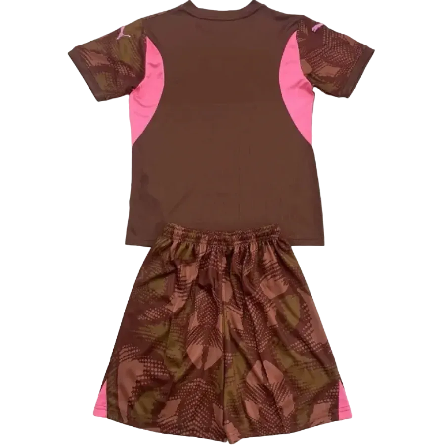 KIDS MANCHESTER CITY 2024 2025 HOME GOALKEEPER KIT