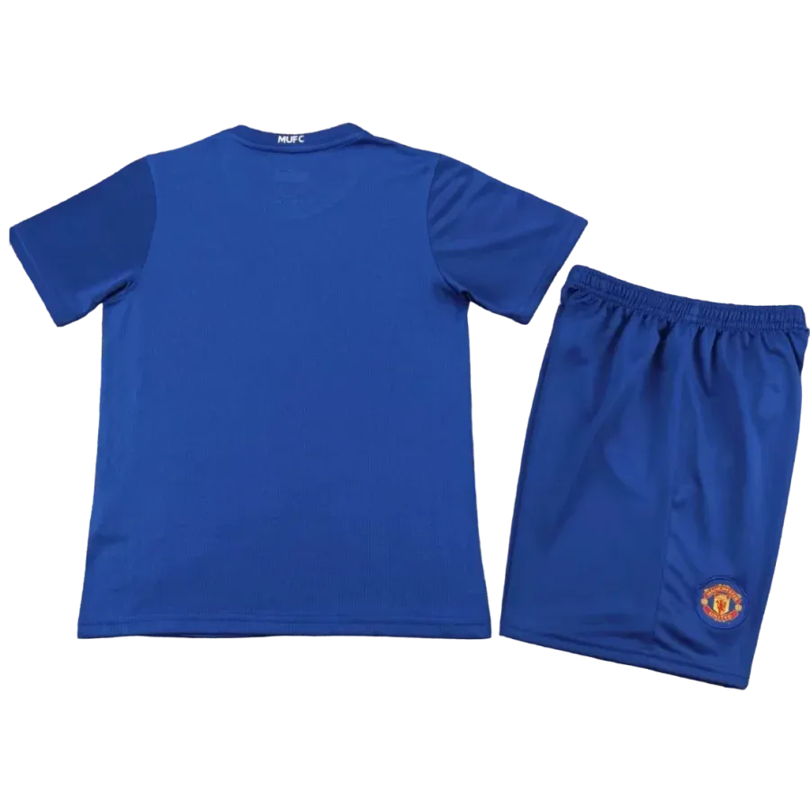 MANCHESTER UNITED 2008/2009 THIRD RETRO KIDS KIT