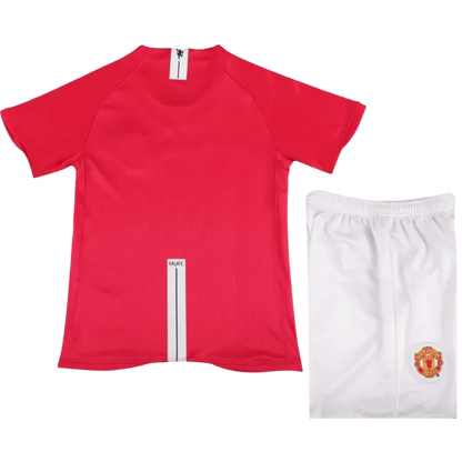 KIT KIDS I MANCHESTER UNITED 2007 2008 HOME RETRO