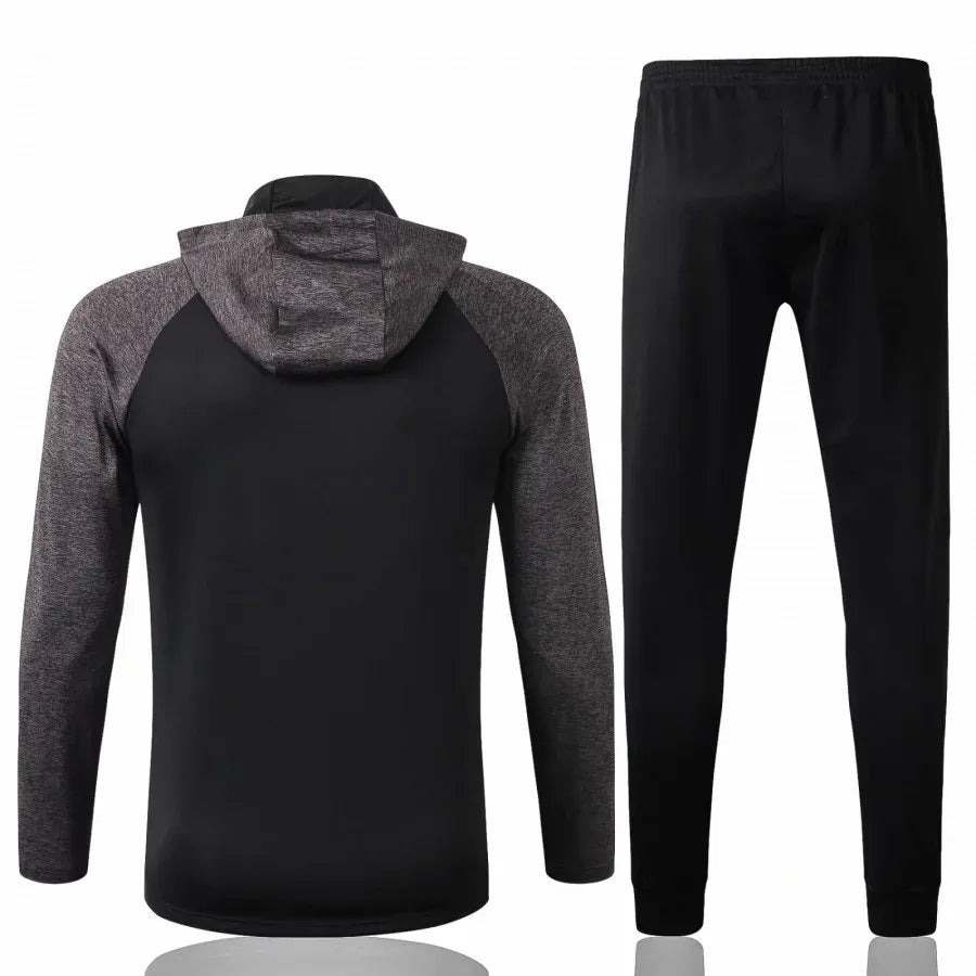 OFFICIAL LIVERPOOL 2019/2020 HOODED TRAINING KIT - BLACK