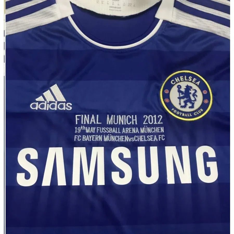 CHELSEA 2011 2012 FINAL RETRO PLAYER HOME JERSEY