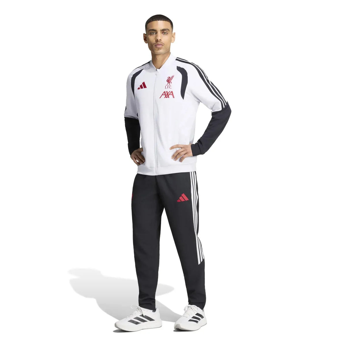 Liverpool FC Training Tracksuit 2026/27 – White, Black & Red.