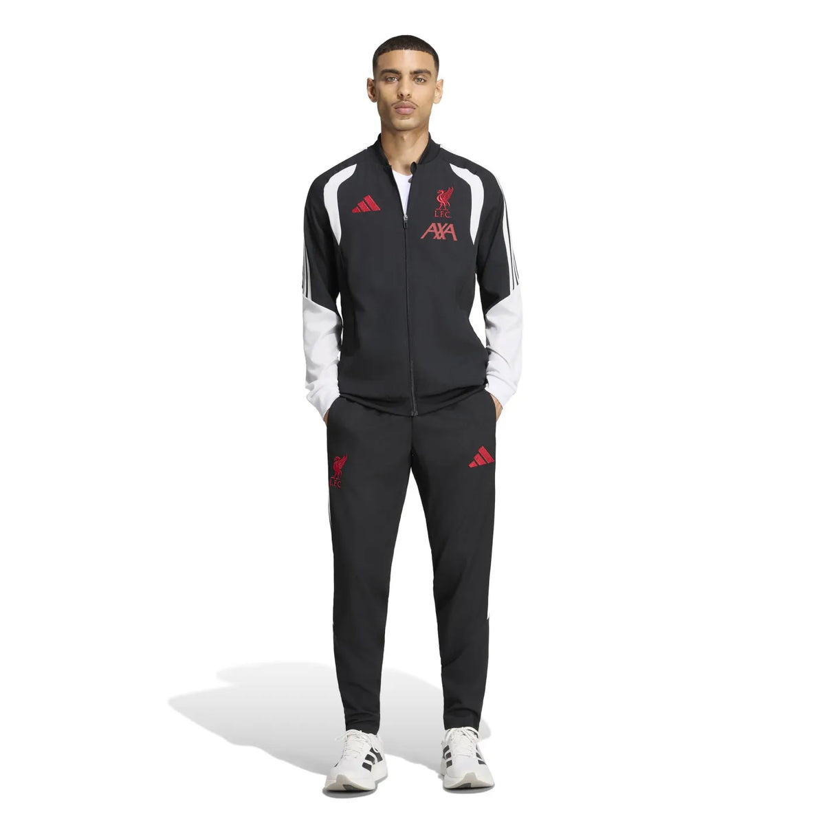 Liverpool FC Training Tracksuit 2026/27 – Black Grey White Red