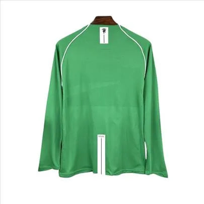 MANCHESTER UNITED 2007/08 GREEN GOALKEEPER LONG SLEEVES RETRO JERSEY