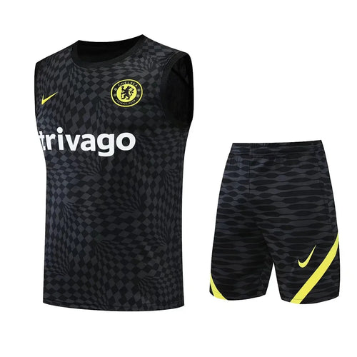 CHELSEA 2022/2023 BLACK PRE-MATCH TRAINING KIT