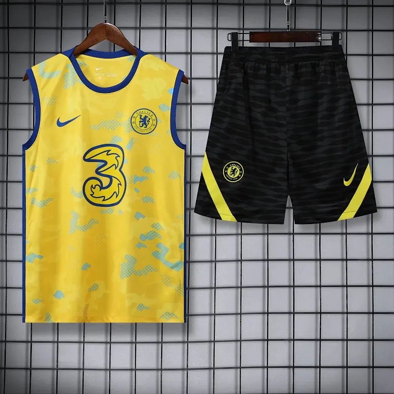 CHELSEA 2022/2023 YELLOW PRE-MATCH TRAINING VEST